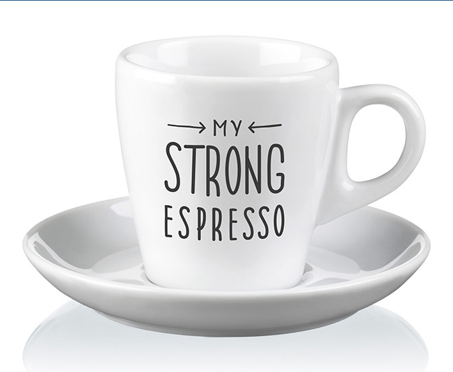 Strong Espresso Set Of Mugs