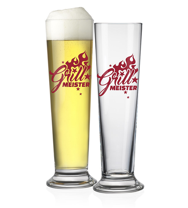 Grillmeister Set Of Beer Glasses